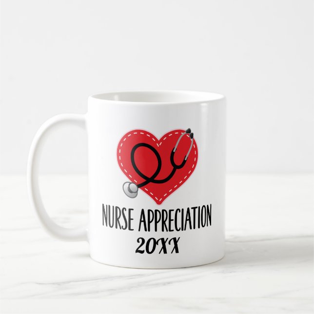 Nurse Appreciation Week 2020 Gift Coffee Mug (Left)