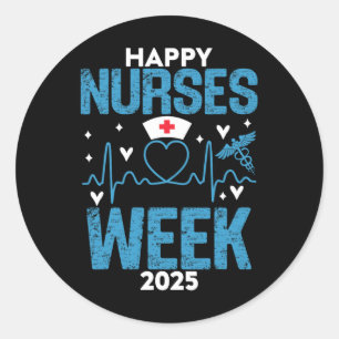 Nurse Appreciation Week - Happy National Nurses We Classic Round Sticker