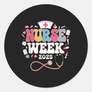 Nurse Appreciation Week - Happy National Nurses We Classic Round Sticker