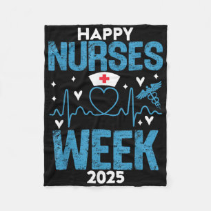 Nurse Appreciation Week - Happy National Nurses We Fleece Blanket