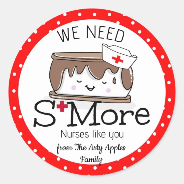Nurse appreciation week sticker (Front)