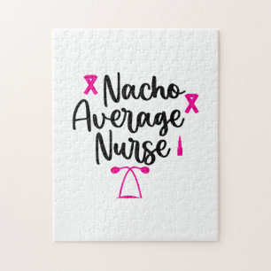 Nurse Art Nacho Average Nurse Jigsaw Puzzle