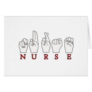 NURSE ASL FINGERSPELLED SIGN LANGUAGE