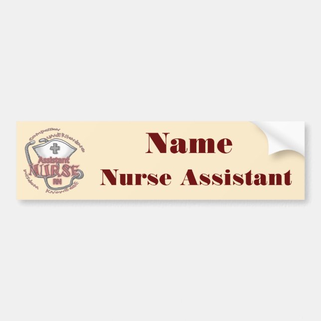 Nurse Assistant Axiom Bumper Sticker (Front)