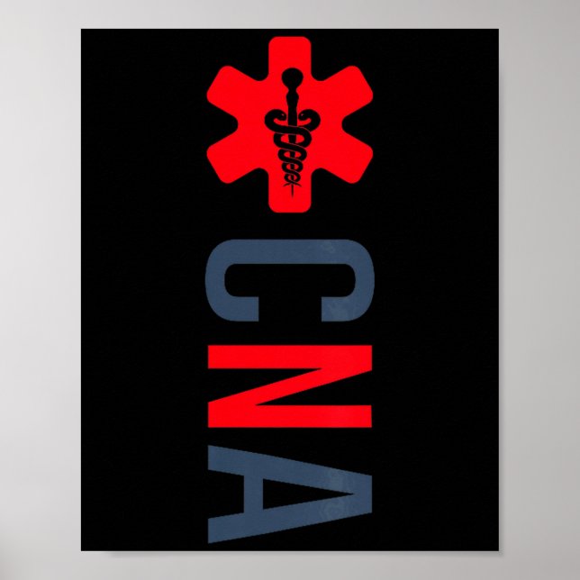 Nurse Assistant Certified Nursing Assistant CNA Poster (Front)