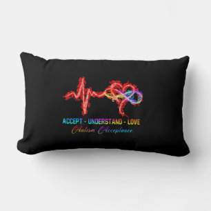 Nurse Autism Accept Understand Love Autism Awarene Lumbar Cushion