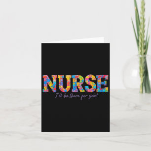 Nurse, Autism Awareness, Nurses Day Gift, Rn Appre Card