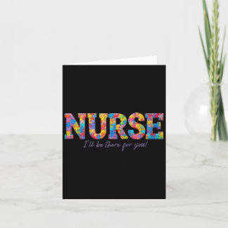 Nurse, Autism Awareness, Nurses Day Gift, Rn Appre Card