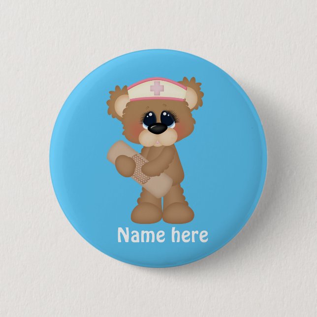 Nurse Bear add name button (Front)
