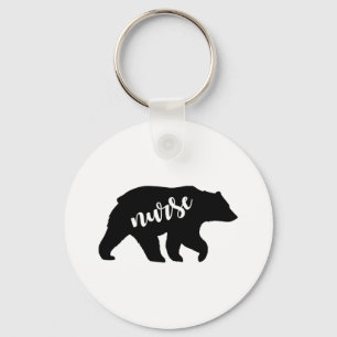 Nurse Bear Key Ring