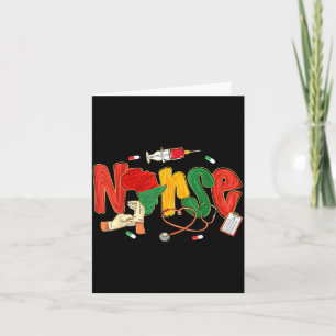 Nurse Black History Black Nurse African Junenth Card