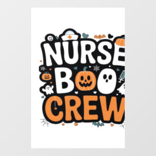 Nurse Boo Crew Halloween Healthcare Hero Spooky