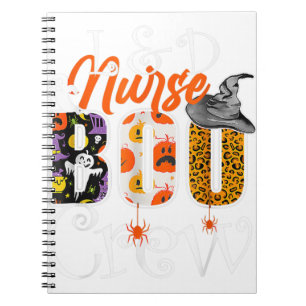 Nurse Boo Crew Halloween Labour & Delivery Nurse C Notebook