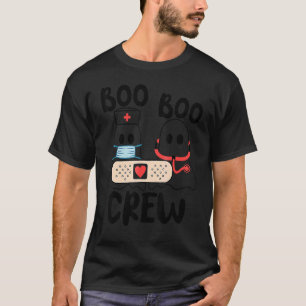 Nurse Boo Hunters Halloween Healthcare Ghost T-Shirt