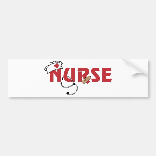 Nurse Bumper Sticker (Front)