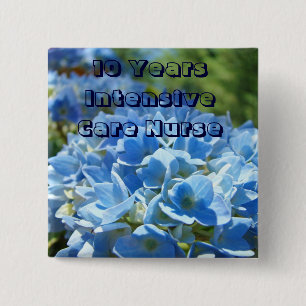 Nurse buttons Intensive Care Button Hydrangeas
