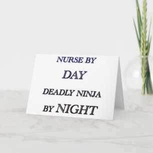 NURSE BY DAY CARD