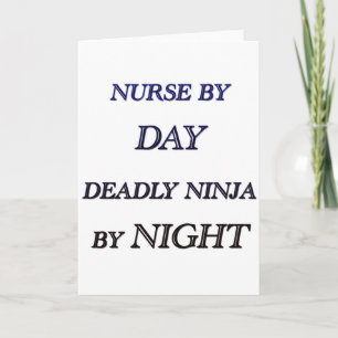 NURSE BY DAY CARD