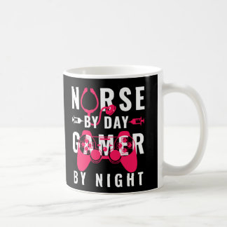 Nurse by Day Gamer By Night Mug