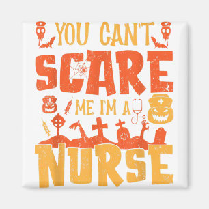 Nurse By Day Witch By Night Funny Halloween Women Magnet