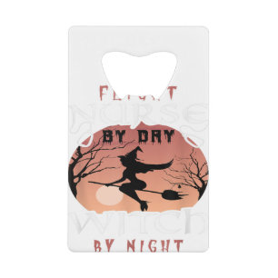 Nurse By Day Witch By Night Retro Funny Halloween