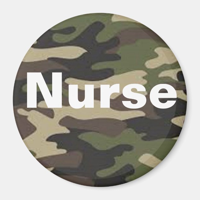 Nurse camo magnet (Front)