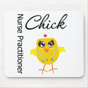 Nurse Career Chick Nurse Practitioner Mouse Pad