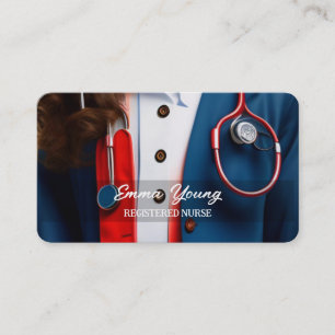 Nurse Caregiver Nursing Business Card