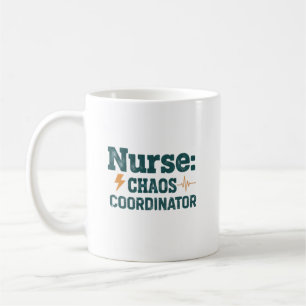 Nurse Chaos Coordinator Funny Gift Coffee Mug