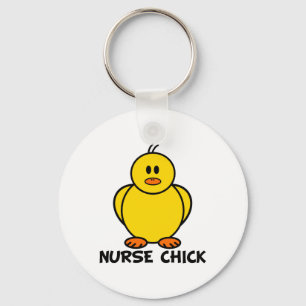 Nurse Chick Key Ring