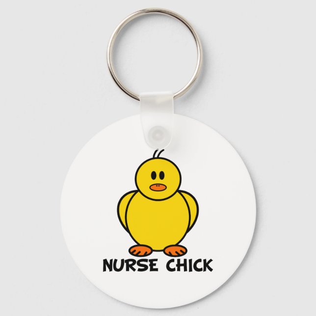 Nurse Chick Key Ring (Front)