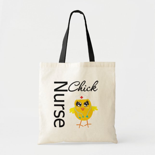 Nurse Chick Tote Bag (Front)