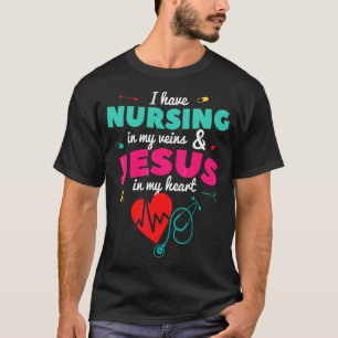 Nurse Christian Nursing Student Graduation Rn Lpn T-Shirt