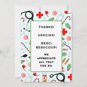 Nurse Christmas Holiday Cards