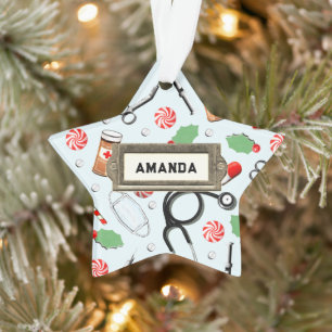 Nurse Christmas Holiday Keepsake Ornament