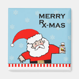 Nurse Christmas Holiday Magnet