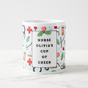 Nurse Christmas Large Coffee Mug
