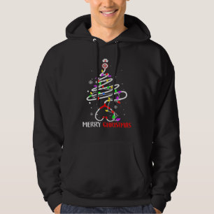 Nurse Christmas Tree Stethoscope RN LPN Scrub Nurs Hoodie
