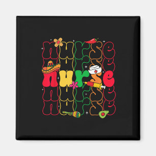 Nurse Cinco De Mayo Fiesta Mexican Nursing Magnet