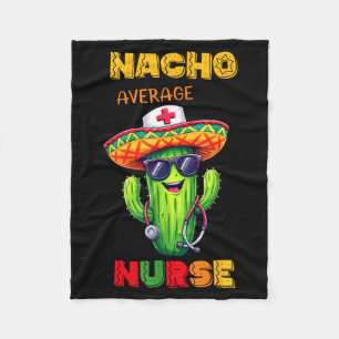Nurse Cinco De Mayo Fiesta Mexican Nursing Taco Nu Fleece Blanket