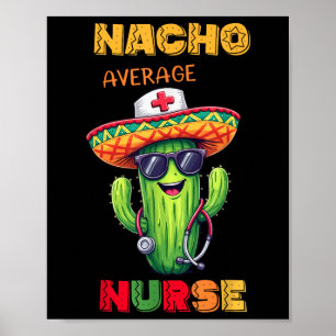 Nurse Cinco De Mayo Fiesta Mexican Nursing Taco Nu Poster
