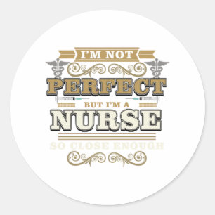 Nurse             classic round sticker
