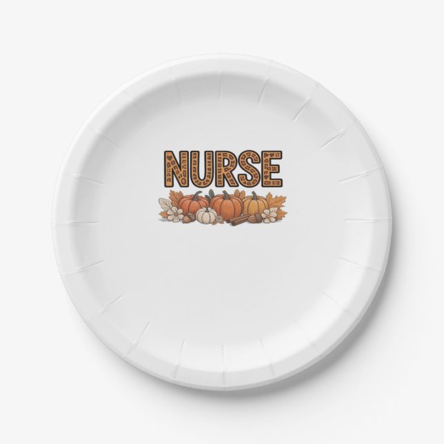 NURSE Classic T-Shirt Paper Plate (Front)