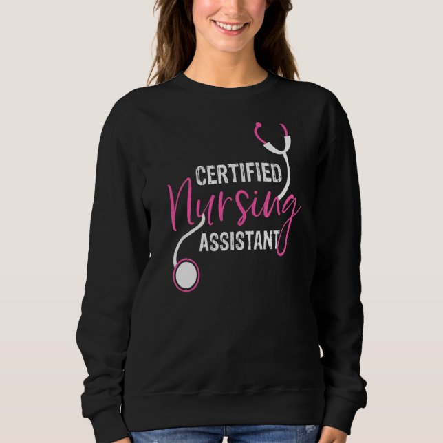 Nurse Cna Graphic Sweatshirt (Front)