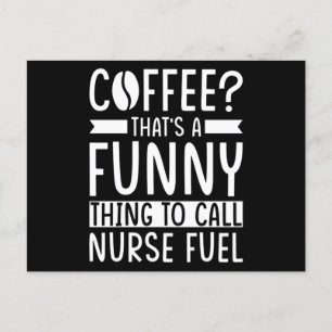 Nurse Coffee Gift Postcard