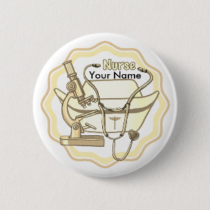 Nurse Collage 6 Cm Round Badge