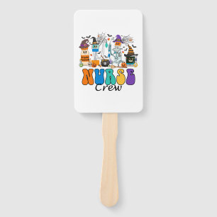 Nurse Crew Halloween Hand Fan