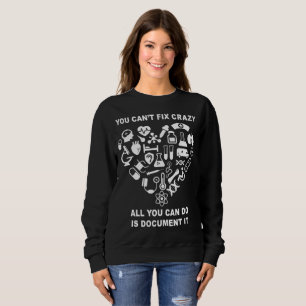 Nurse Cute Heart Nurse Funny Sweatshirt
