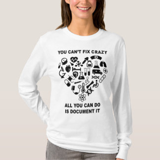 Nurse Cute Heart Nurse Funny T-Shirt