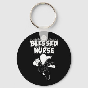 Nurse Day for Women and Men Cute Nursing School Key Ring